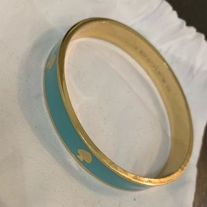 Kate Spade Teal and Gold bangle